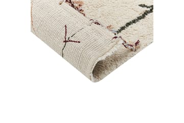 Ryijymatto Corum 80x150 cm - Beige - Kodintekstiilit & matot - Matto - Moderni matto - Puuvillamatto