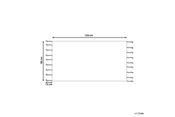 Ryijymatto Corum 80x150 cm - Beige - Kodintekstiilit & matot - Matto - Moderni matto - Puuvillamatto