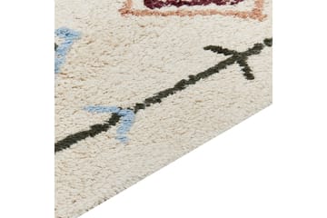 Ryijymatto Corum 80x150 cm - Beige - Kodintekstiilit & matot - Matto - Moderni matto - Puuvillamatto