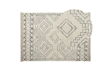 Ryijymatto Demkowicz 140x200 cm - Beige - Kodintekstiilit & matot - Matto - Moderni matto - Puuvillamatto