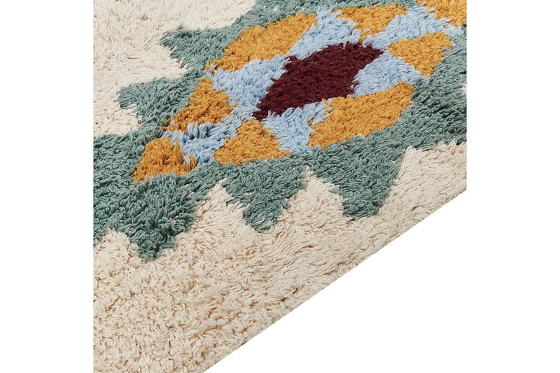 Ryijymatto Duzce 160x230 cm - Beige - Kodintekstiilit & matot - Matto - Moderni matto - Puuvillamatto