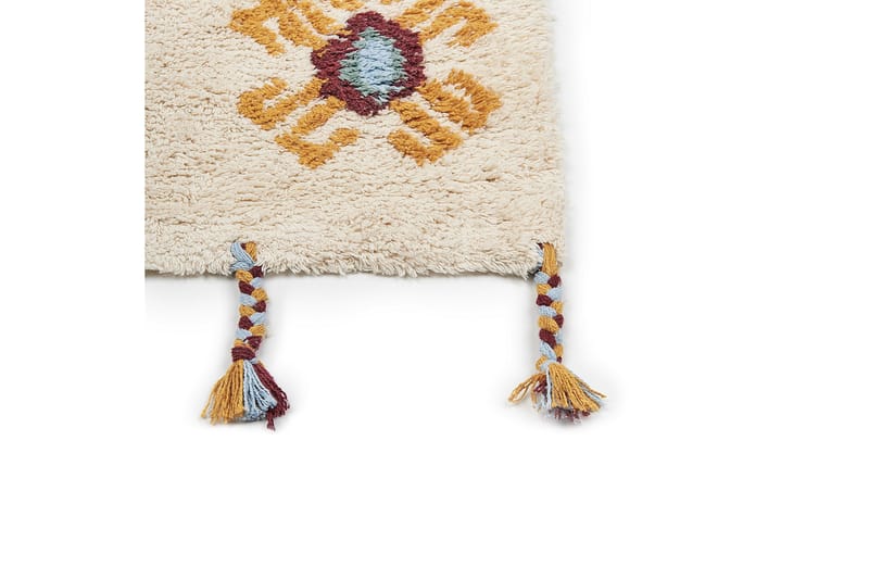 Ryijymatto Duzce 160x230 cm - Beige - Kodintekstiilit & matot - Matto - Moderni matto - Puuvillamatto