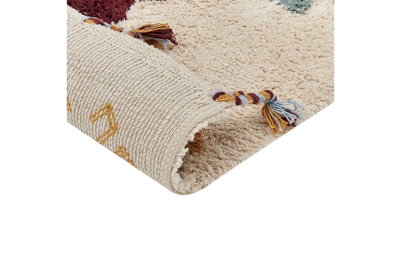 Ryijymatto Duzce 160x230 cm - Beige - Kodintekstiilit & matot - Matto - Moderni matto - Puuvillamatto