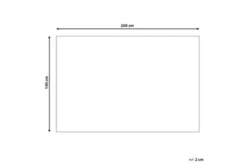 Ryijymatto Ejaz 140x200 cm - Vaaleanpunainen - Kodintekstiilit & matot - Matto - Moderni matto - Puuvillamatto