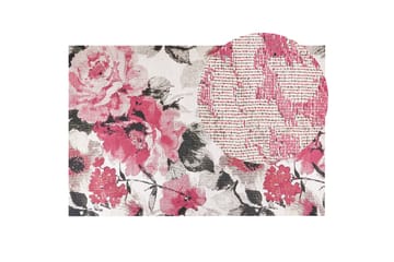 Ryijymatto Ejaz 200x300 cm - Vaaleanpunainen - Kodintekstiilit & matot - Matto - Moderni matto - Nukkamatto
