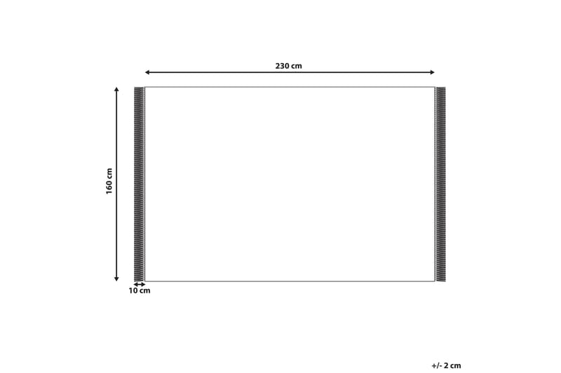 Ryijymatto Eldes 160x230 cm - Beige - Kodintekstiilit & matot - Matto - Moderni matto - Nukkamatto