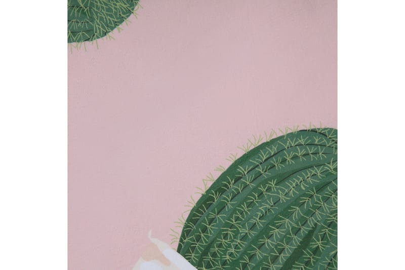 Ryijymatto Eldivan 120x120 cm - Vaaleanpunainen - Kodintekstiilit & matot - Matto - Moderni matto - Nukkamatto