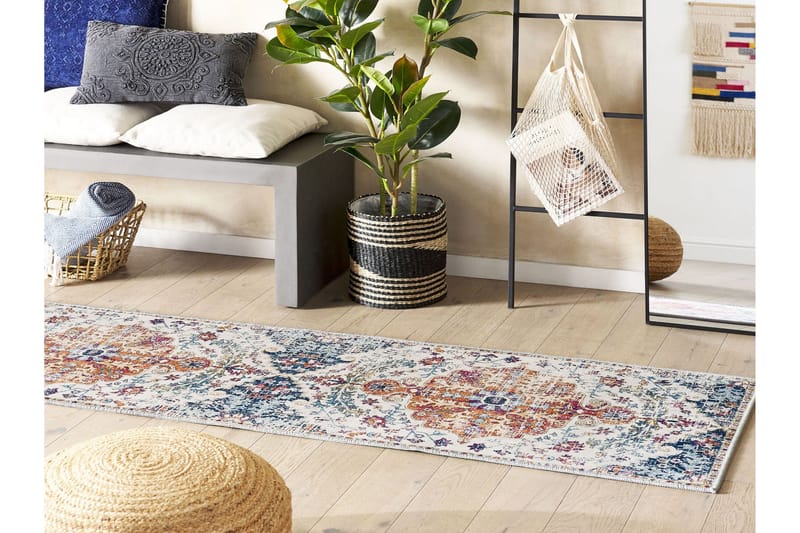 Ryijymatto Enayam 60x200 cm - Sininen - Kodintekstiilit & matot - Matto - Moderni matto - Käytävämatto