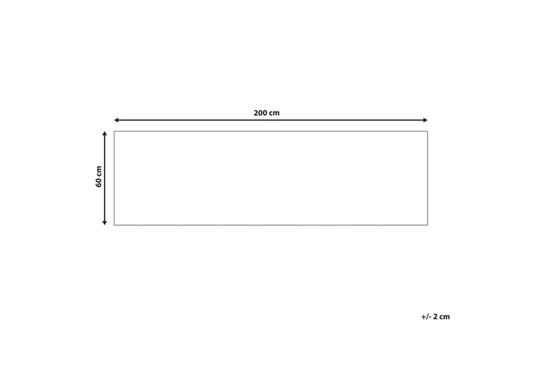 Ryijymatto Enayam 60x200 cm - Sininen - Kodintekstiilit & matot - Matto - Moderni matto - Käytävämatto