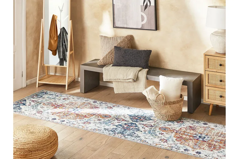 Ryijymatto Enayam 80x300 cm - Sininen - Kodintekstiilit & matot - Matto - Moderni matto - Käytävämatto