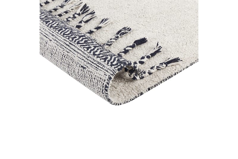 Ryijymatto Eray 140x200 cm - Musta/Valkoinen - Kodintekstiilit & matot - Matto - Moderni matto - Nukkamatto
