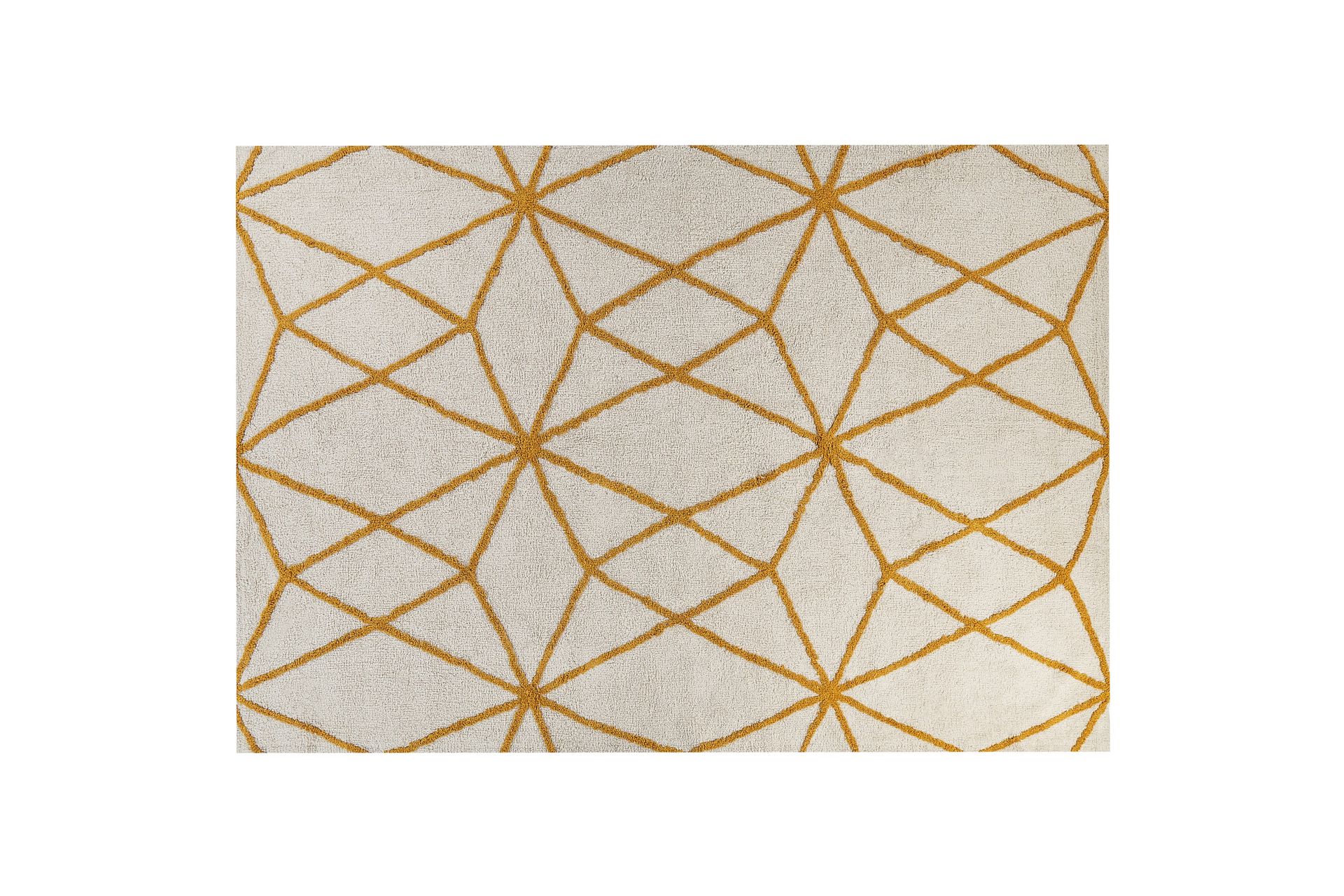 Ryijymatto Erzincan 160x230 cm - Musta/Valkoinen - Kodintekstiilit & matot - Matto - Moderni matto - Nukkamatto