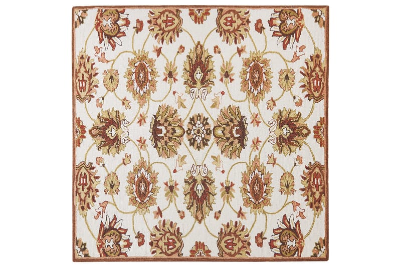 Ryijymatto Ezine 200x200 cm - Beige - Kodintekstiilit & matot - Matto - Moderni matto - Villamatto