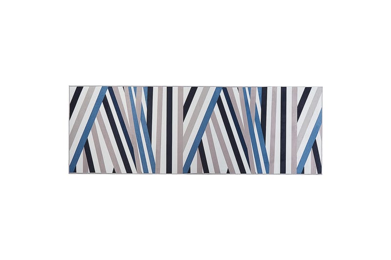 Ryijymatto Garrone 70x200 cm - Musta/Valkoinen - Kodintekstiilit & matot - Matto - Moderni matto - Nukkamatto