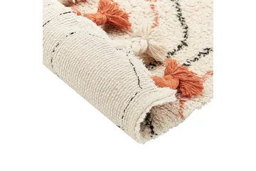 Ryijymatto Hajipur 140x200 cm - Beige - Kodintekstiilit & matot - Matto - Moderni matto - Puuvillamatto