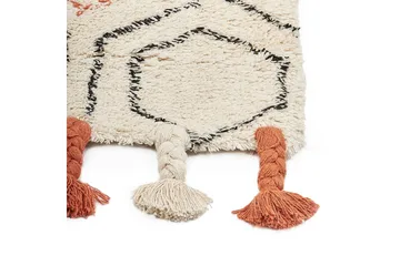Ryijymatto Hajipur 140x200 cm - Beige - Kodintekstiilit & matot - Matto - Moderni matto - Puuvillamatto