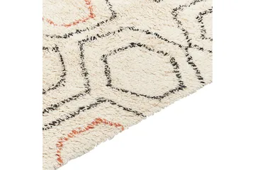 Ryijymatto Hajipur 140x200 cm - Beige - Kodintekstiilit & matot - Matto - Moderni matto - Puuvillamatto