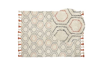 Ryijymatto Hajipur 160x230 cm - Beige - Kodintekstiilit & matot - Matto - Moderni matto - Puuvillamatto