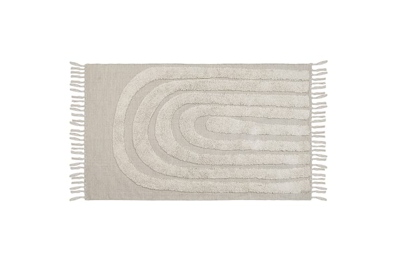 Ryijymatto Hakkari 80x150 cm - Beige - Kodintekstiilit & matot - Matto - Moderni matto - Nukkamatto