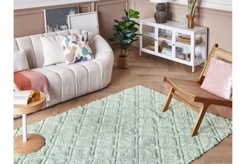 Ryijymatto Hatay 160x230 cm - Vihreä - Kodintekstiilit & matot - Matto - Moderni matto - Nukkamatto
