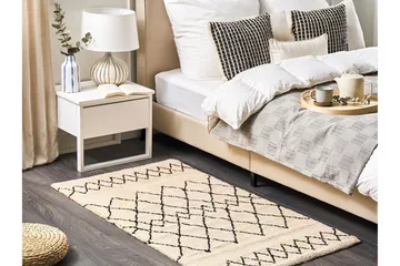 Ryijymatto Havsa 80x150 cm - Beige - Kodintekstiilit & matot - Matto - Tasokudotut matot