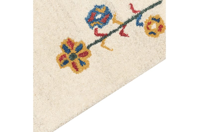 Ryijymatto Husunlu 80x150 cm - Beige - Kodintekstiilit & matot - Matto - Moderni matto - Villamatto