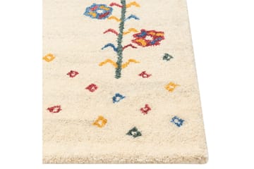 Ryijymatto Husunlu 80x150 cm - Beige - Kodintekstiilit & matot - Matto - Moderni matto - Villamatto