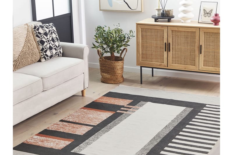 Ryijymatto Kakinada 160x230 cm - Beige - Kodintekstiilit & matot - Matto - Moderni matto - Puuvillamatto