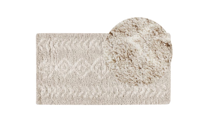 Ryijymatto Kapan 80x150 cm - Beige - Kodintekstiilit & matot - Matto - Moderni matto - Nukkamatto