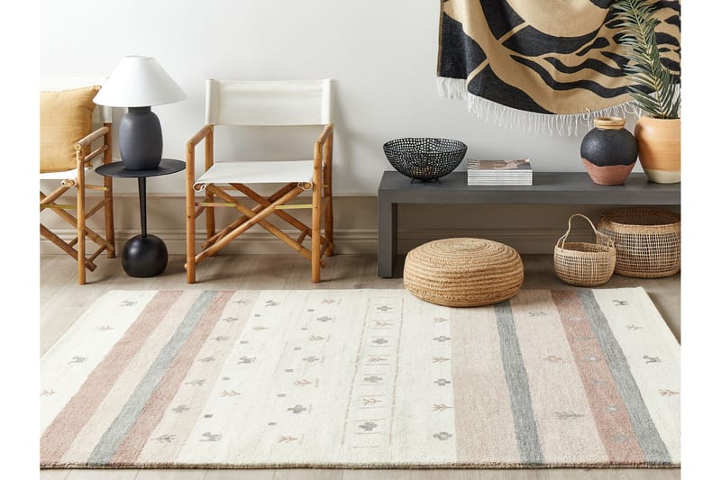Ryijymatto Karli 160x230 cm - Beige - Kodintekstiilit & matot - Matto - Moderni matto - Nukkamatto