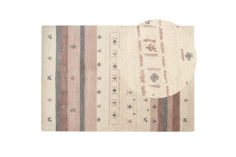 Ryijymatto Karli 160x230 cm - Beige - Kodintekstiilit & matot - Matto - Moderni matto - Nukkamatto