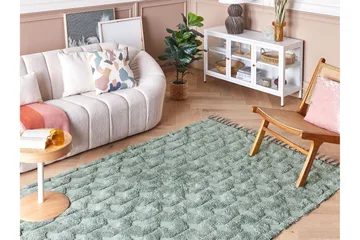Ryijymatto Kars 160x230 cm - Vihreä - Kodintekstiilit & matot - Matto - Moderni matto - Nukkamatto