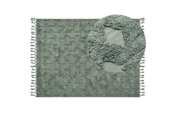 Ryijymatto Kars 160x230 cm - Vihreä - Kodintekstiilit & matot - Matto - Moderni matto - Nukkamatto