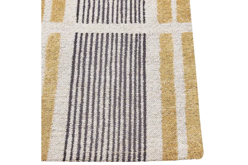 Ryijymatto Katra 80x150 cm - Keltainen - Kodintekstiilit & matot - Matto - Moderni matto - Nukkamatto