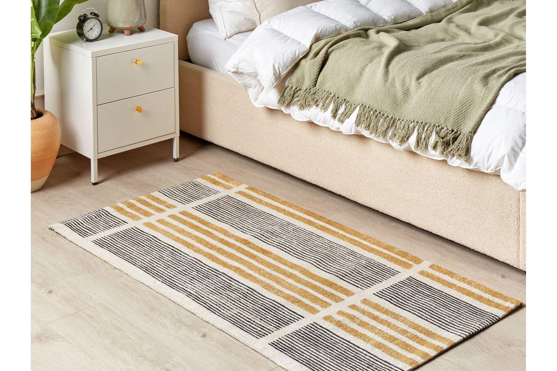 Ryijymatto Katra 80x150 cm - Keltainen
