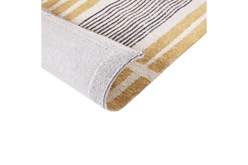 Ryijymatto Katra 80x150 cm - Keltainen - Kodintekstiilit & matot - Matto - Moderni matto - Nukkamatto