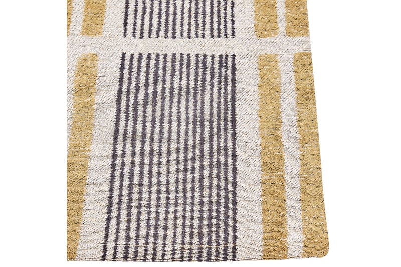 Ryijymatto Katra 80x150 cm - Keltainen - Kodintekstiilit & matot - Matto - Moderni matto - Nukkamatto