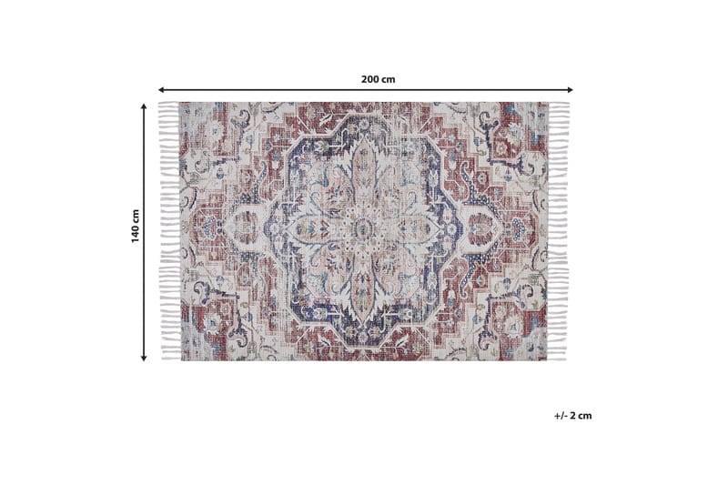 Ryijymatto Kelkit 140x200 cm - Pronssi - Kodintekstiilit & matot - Matto - Moderni matto - Nukkamatto