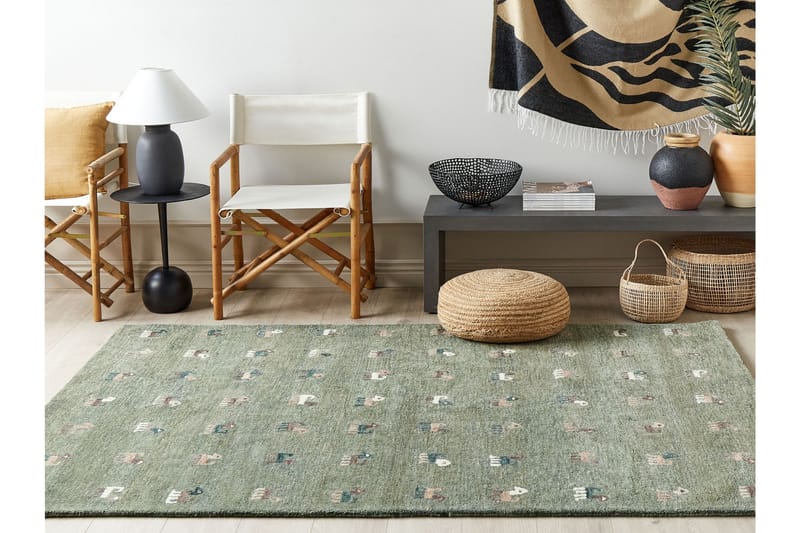 Ryijymatto Kizarli 160x230 cm, Vihreä