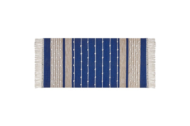 Ryijymatto Kondhali 80x150 cm - Sininen - Kodintekstiilit & matot - Matto - Moderni matto - Nukkamatto