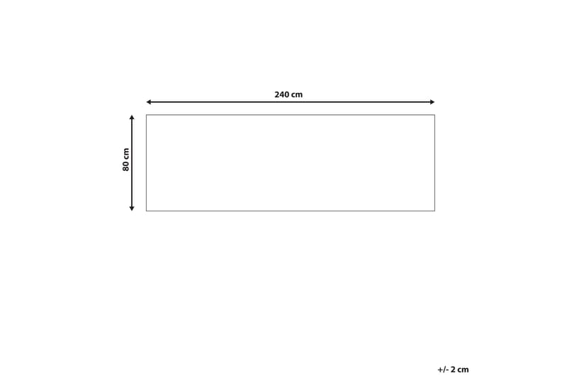 Ryijymatto Kottar 80x240 cm - Harmaa - Kodintekstiilit & matot - Matto - Moderni matto - Käytävämatto