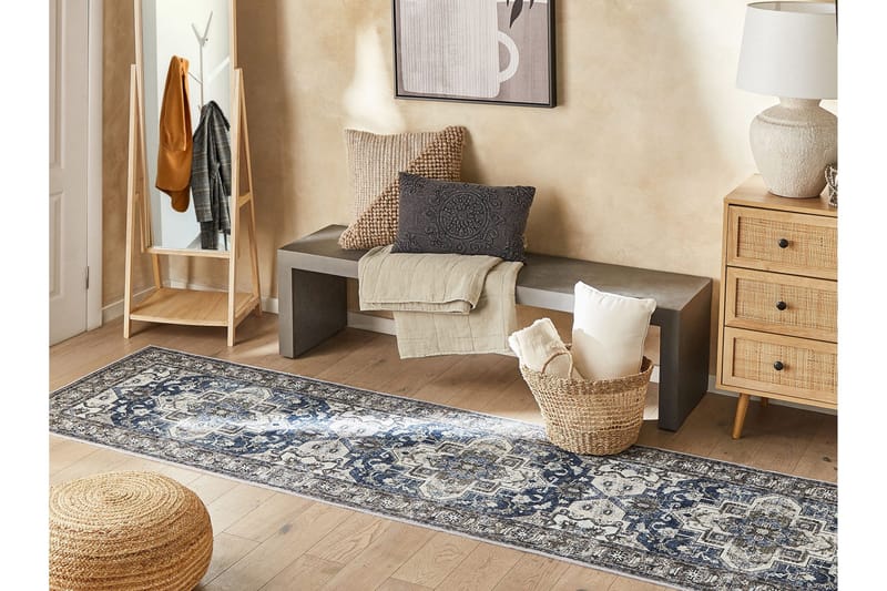 Ryijymatto Kottar 80x300 cm - Harmaa - Kodintekstiilit & matot - Matto - Moderni matto - Käytävämatto