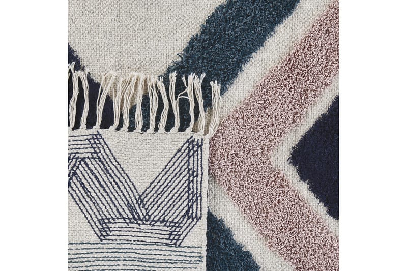 Ryijymatto Kozlu 160x230 cm - Sininen - Kodintekstiilit & matot - Matto - Moderni matto - Puuvillamatto