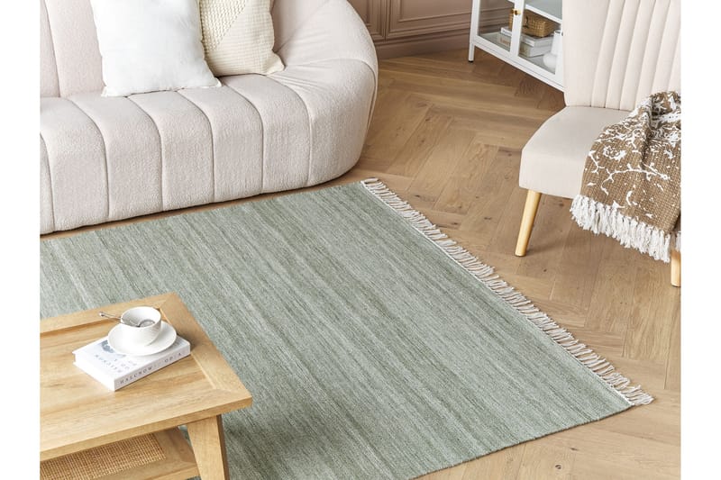 Ryijymatto Malhia 160x230 cm - Vihreä - Kodintekstiilit & matot - Matto - Moderni matto - Nukkamatto