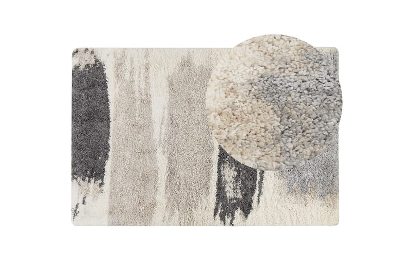 Ryijymatto Martuni 200x300 cm - Musta/Valkoinen - Kodintekstiilit & matot - Matto - Moderni matto - Nukkamatto
