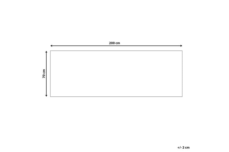 Ryijymatto Midalam 70x200 cm - Sininen - Kodintekstiilit & matot - Matto - Moderni matto - Nukkamatto