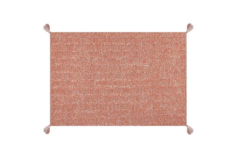 Ryijymatto Mugla 140x200 cm - Oranssi - Kodintekstiilit & matot - Matto - Moderni matto - Nukkamatto