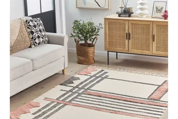Ryijymatto Muradiye 140x200 cm - Beige - Kodintekstiilit & matot - Matto - Moderni matto - Puuvillamatto