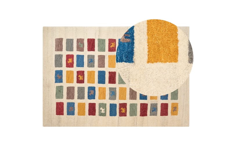 Ryijymatto Muratli 140x200 cm - Beige - Kodintekstiilit & matot - Matto - Moderni matto - Nukkamatto