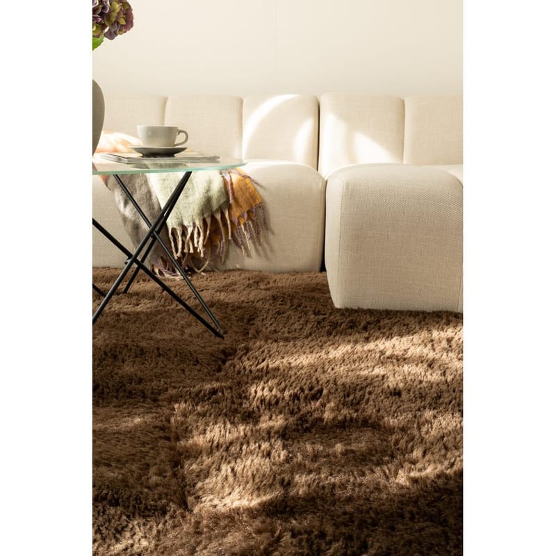 Ryijymatto Nalle - 160x230 cm, Suklaa - Kodintekstiilit & matot - Matto - Moderni matto - Nukkamatto